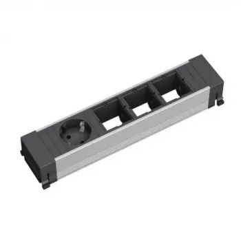Bachmann CONFERENCE virranjakomoduuli, 1x GST18i3 lähtö, 16A, 250V, musta