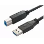 Bachmann 917.1203 USB 3.2 Gen 1 -kaapeli - USB A - USB B - 3 m - musta
