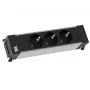 Bachmann Power Frame 3x SCHUKO pistorasiayksikkö 2m kaapeli