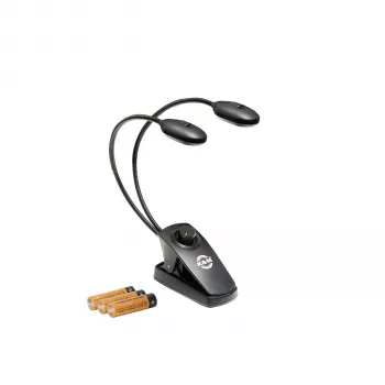 K&M 12271 Twin Head Pro musiikkitelinevalaisin