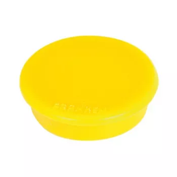 FRANKEN valkotaulumagneetti 13 mm keltainen pitovoima 100 g 10 kpl:n pakkaus
