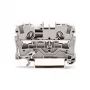 WAGO 2004-1201 läpivientiliitin, 2-johdin, 800 V, 32 A, harmaa, 6,2 mm leveys, CAGE CLAMP
