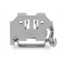 WAGO 249-116 ruuviton päätytuki, 6 mm, 35 x 15 DIN-kiskolle, harmaa