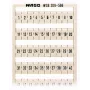 WAGO 209-566 merkintäliuska - valkoinen - 5 mm - 250 mm - merkitsemätön - TOPJOB S -riviliittimille