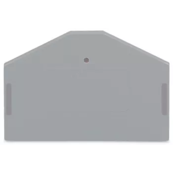 WAGO 280-312 pääty- ja välilevy, harmaa, 2,5 mm², 50 mm x 36,5 mm, 2,8 g