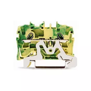WAGO 2001-1207 2-johtimen maadoitusliitin, 1,5 mm²