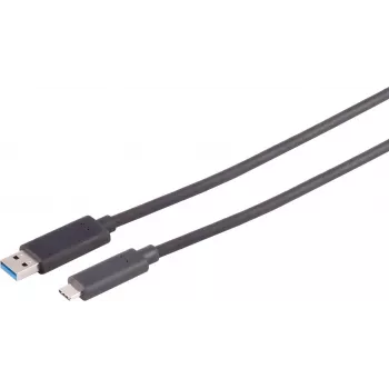 S-IMPULS optinen USB-A - USB-C -kaapeli 10 Gbps 15 m