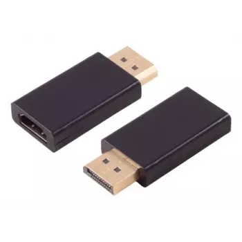 S CONN DisplayPort 1.4 - HDMI -sovitin 4K 60Hz musta