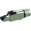Telegärtner MFP8 IE Cat.6A RJ45-liitin, kenttäasennettava, työkaluton, suojattu, AWG24-26/27, T568B, J00026A5003