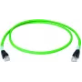 Telegärtner Cat6a S/FTP liitäntäkaapeli 2m vihreä