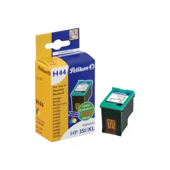 Pelikan uudelleenvalmistettu mustekasetti HP 343 (CB338EE) - kolmivärinen