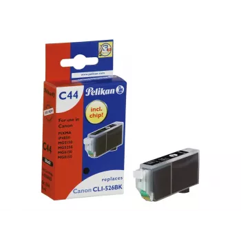 Pelikan-yhteensopiva mustekasetti Canon CLI-526BK musta 9 ml vakiottuotto