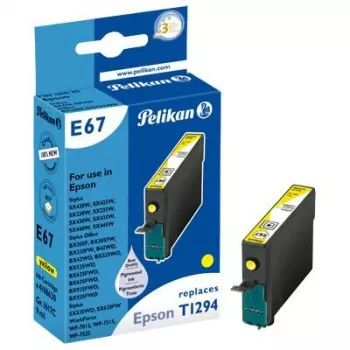 Pelikan-yhteensopiva mustekasetti Epson T1294 keltainen (11,3 ml, 500 sivua) - 1021430680