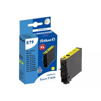 Pelikan T16 Series -yhteensopiva mustekasetti keltainen Epson T1634