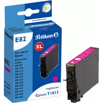 Pelikan-yhteensopiva mustekasetti Epson T1813 magenta (4,5 ml, 180 sivua) - 1021430728