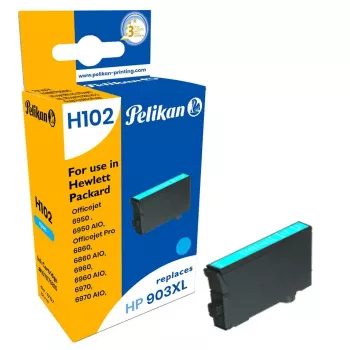 Pelikan yhteensopiva mustepatruuna HP 903XL (T6M03AE), syaani