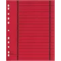WEKRE 50 väliarkkia, A4, 190 g/m2, punainen (951030850IF)