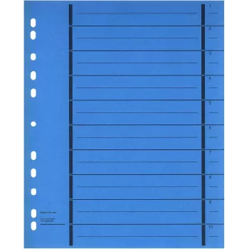 WEKRE 50 Trennblätter, A4, 190 g/m2, sininen (951040850IF)