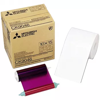 Mitsubishi Electric CK 9046 10 x 15 cm 600 tulostetta värisublimaatiopaperi- ja värinauhapakkaus