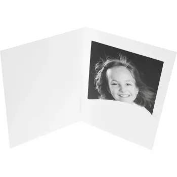 Daiber Profi-Line Portrait Folder valkoinen 9x13 cm 100 kpl:n pakkaus