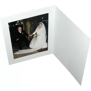 DAIBER Portrait Folders passepartoutilla 15x20 valkoinen matta (100 kpl:n pakkaus)