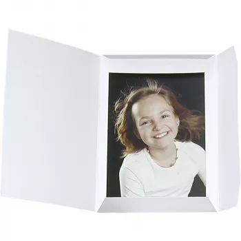 DAIBER Sprint-Line Portrait Folder 20x30 cm valkoinen (25 kpl:n pakkaus)