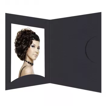 DAIBER Portrait Folders Opti-Line 10x15 cm musta 100 kpl:n pakkaus