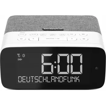 TechniSat DigitRadio 52 ASA DAB+/UKW Bluetooth-radio harmaa/valkoinen