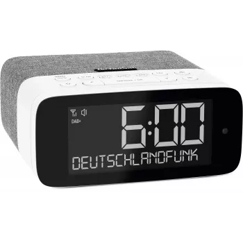 TechniSat DigitRadio 52 ASA DAB+/UKW Bluetooth-radio harmaa/valkoinen