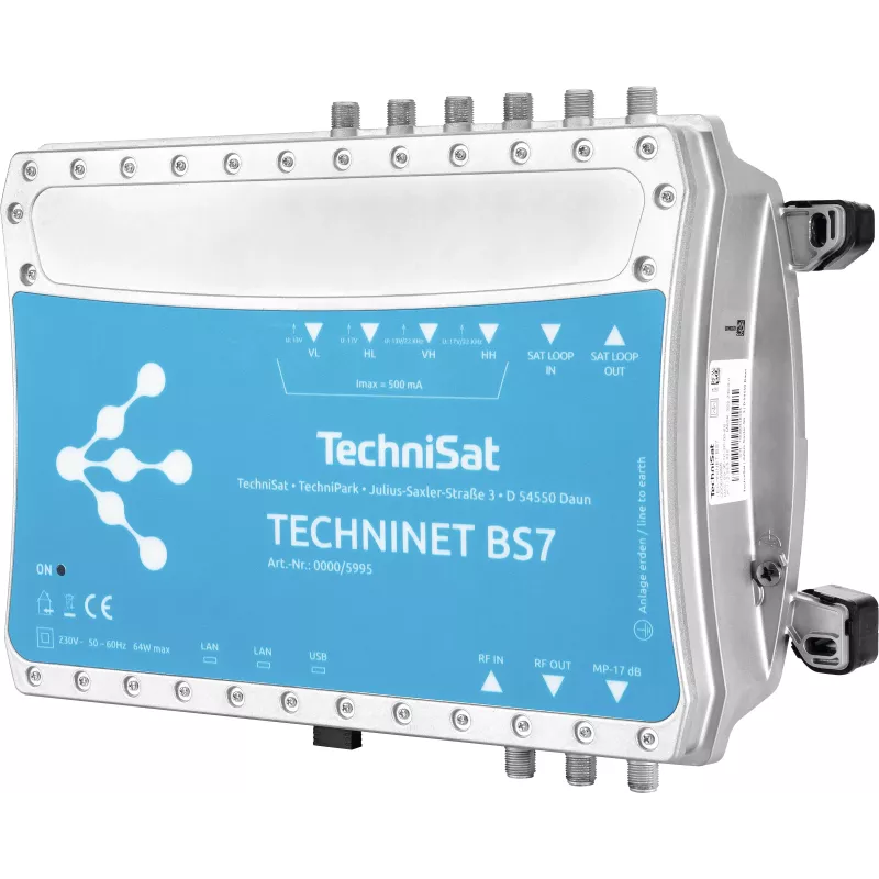TechniSat TechniNet BS7 Digital 16-fold Compact Headend -asema DVB-S(2) / DVB-C (0000/5995)