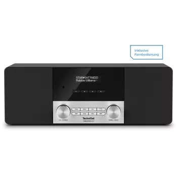 TechniSat CABLESTAR 400 DAB+ radio Bluetoothilla, 2 x 10 W, musta