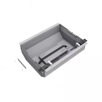 Kindermann uppoasennettava suojakansi CablePort Standard -kotelolle - Silver Anodized Aluminum