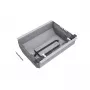 Kindermann uppoasennettava suojakansi CablePort Standard -kotelolle - Silver Anodized Aluminum