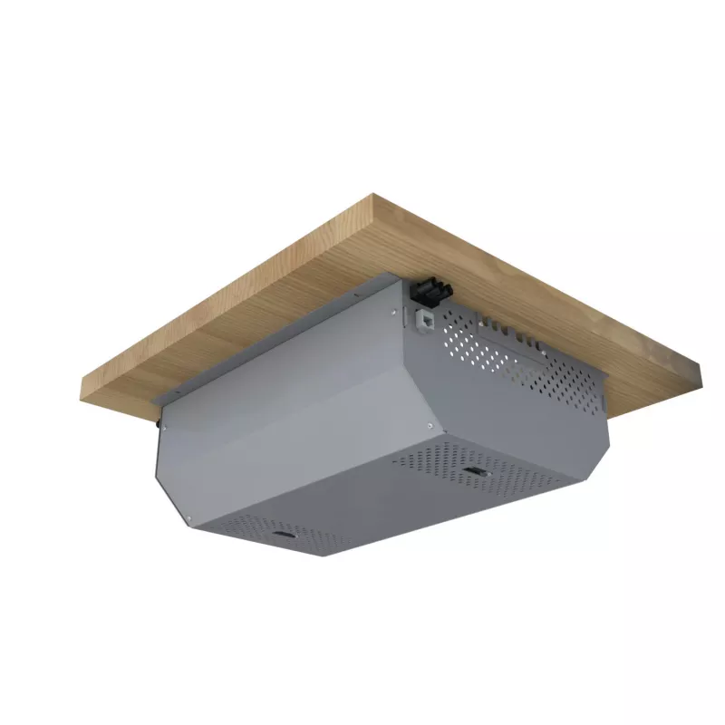 Kindermann uppoasennettava suojakansi CablePort Standard -kotelolle - Silver Anodized Aluminum