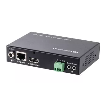 Kindermann HDMI-HDBT Extender - video, ääni, infrapuna ja sarjaporttilaajennus