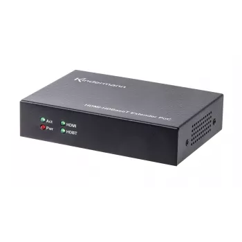 Kindermann HDMI-HDBT Extender - video, ääni, infrapuna ja sarjaporttilaajennus