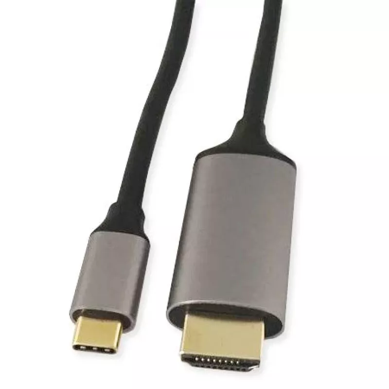 KINDERMANN USB-C - HDMI -adapterikaapeli, 5 m, musta (WLZ-4423 L=5m)