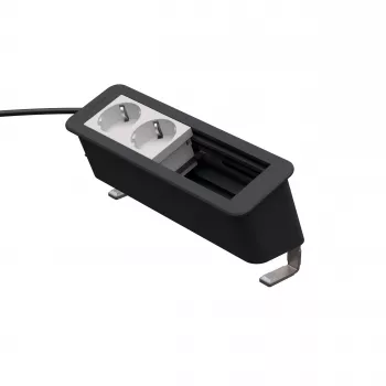 Kindermann CP Office Desk 4-Fold 2x Power Outlet pöytämoduuli