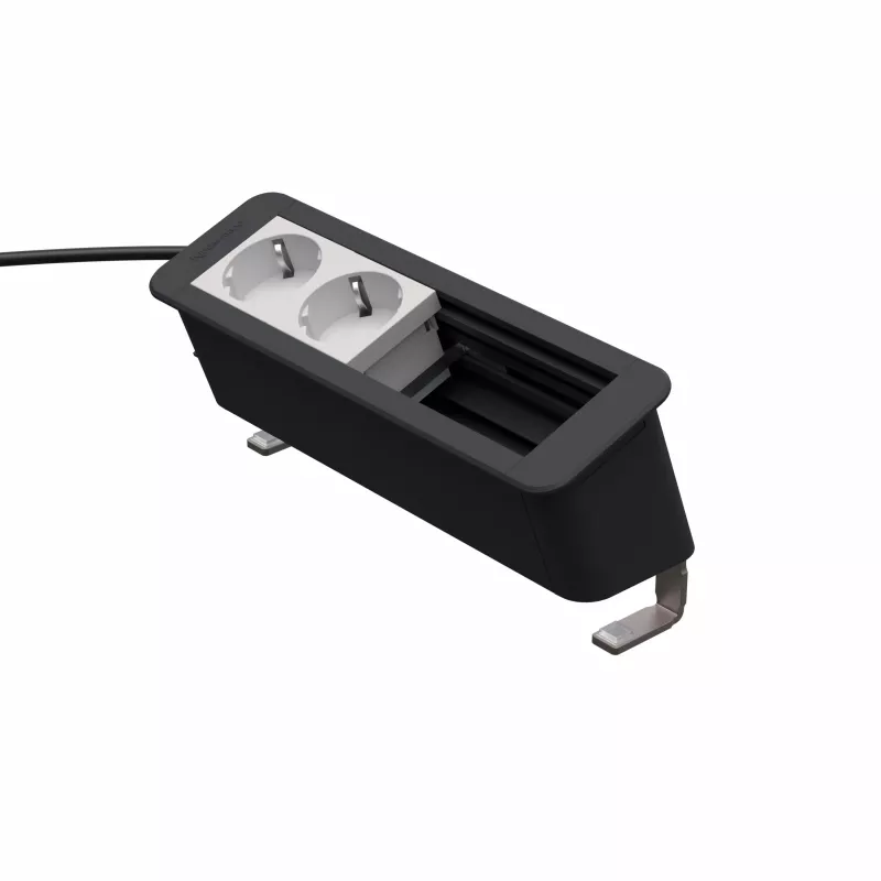 Kindermann CP Office Desk 4-Fold 2x Power Outlet pöytämoduuli