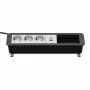 Kindermann CP Office Desk 6-f 3xStr 1xUSB A/C pöytäliitäntäpaneeli hopea/musta