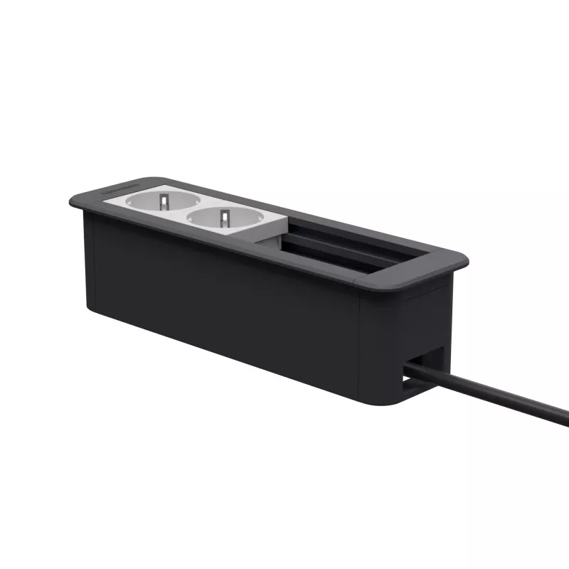 Kindermann CablePort Office Frame 4-kertainen 2x pistorasia KIN 7551000202