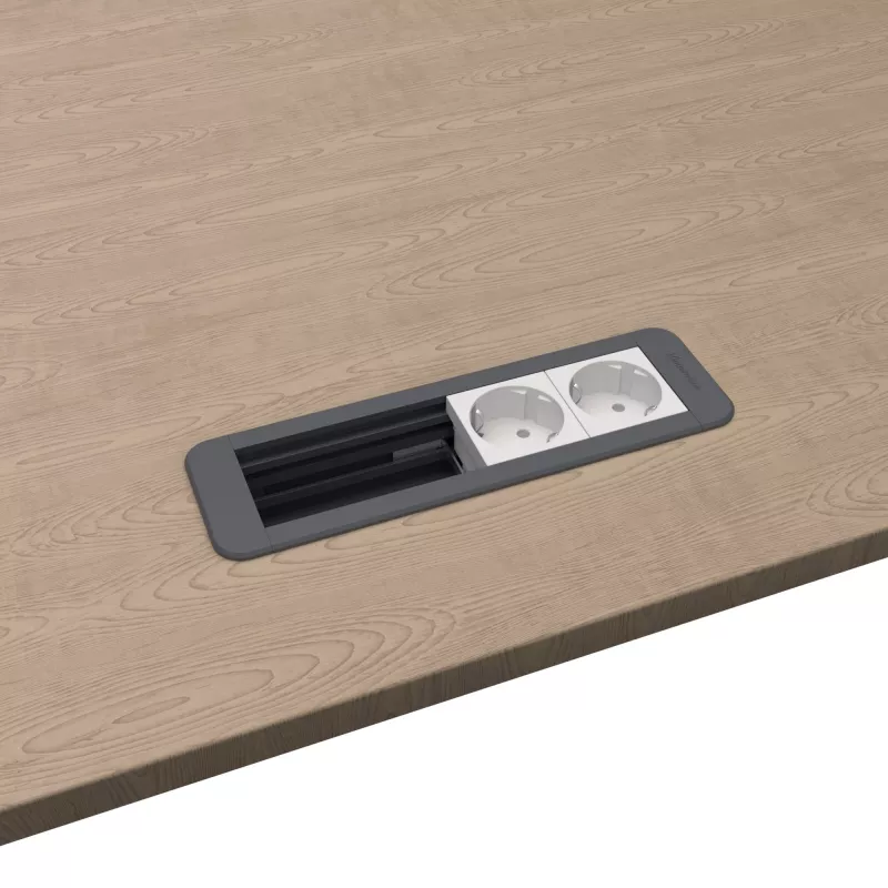 Kindermann CablePort Office Frame 4-kertainen 2x pistorasia KIN 7551000202