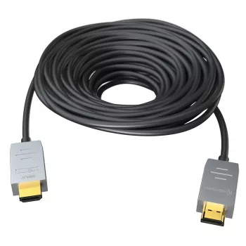 Kindermann HDMI 2.0 AOC -kaapeli 50 m uros/uros - aktiivinen optinen HDMI-kaapeli - 4K UHD @60Hz - 18 Gbit/s - HDR - HDCP 2.2