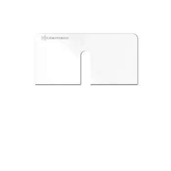 Kindermann Konnect Design Click Outlet Bezel Pure White RAL 9010 2-porttinen Keystone