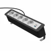 Kindermann CP Office Desk 6-osainen 5x Schuko 1x USB-C PD 60W -pistorasia kiinnikkeellä