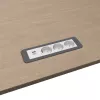 Kindermann CP Office Frame 4-kertainen 3x Schuko 1x USB-C PD pöytäliitäntämoduuli