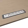 Kindermann CP Office Frame 6-osainen 5x virtapistorasia 1x USB-A-laturi musta (7551000325)