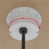 Kindermann CablePort Table White (STS-R90-2 valkoinen) - pöytäliitäntäpaneeli 2x Schuko-pistorasialla