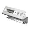 Kindermann CablePort desk² 6-fach 2x USB-lataus -pöytäkiinnitysmoduuli hopea/musta