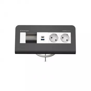 Kindermann CP desk² 80 4-suuntainen 2x virta USB (7430001372)